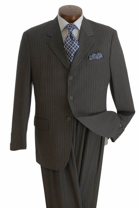 2 Piece Bold Pinstripes Fashion Suit - Men's Suits & Clothing ...